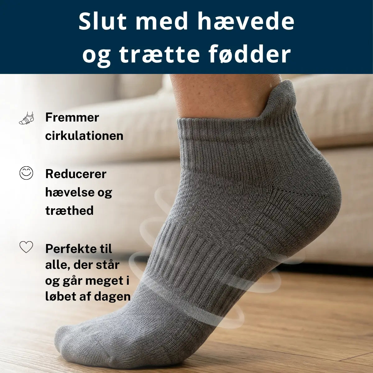 Ankle support socks
