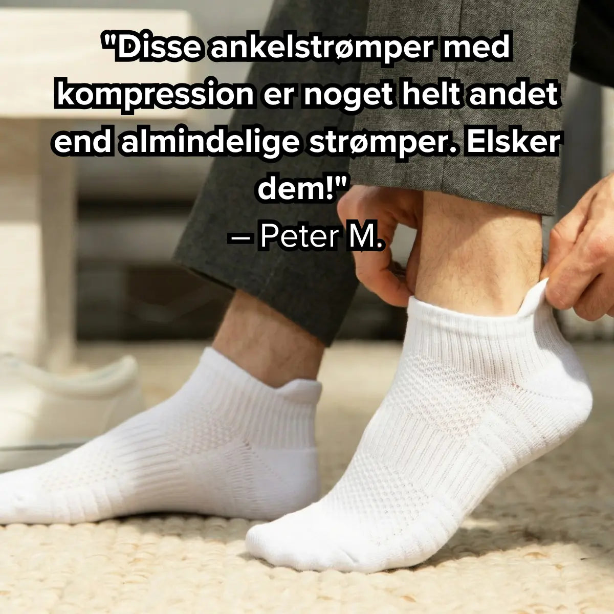 Ankle support socks